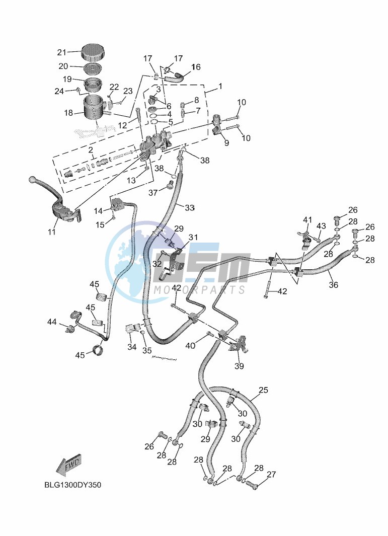 FRONT MASTER CYLINDER