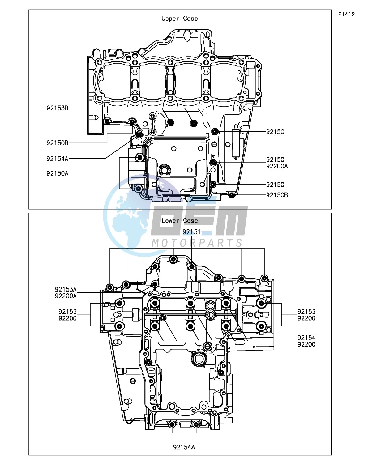 Crankcase Bolt Pattern