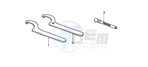 XR250R drawing SPANNER