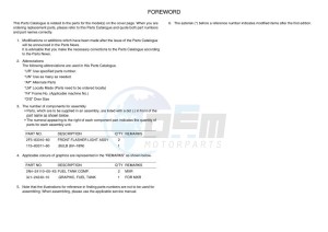 XV250 XV250M (BJP3) drawing Infopage-3