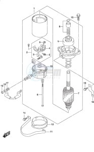 DF 30A drawing Starting Motor