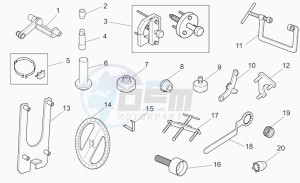 Breva V 850 IE IE drawing Specific tools I