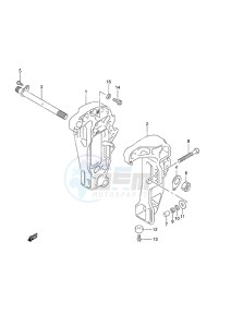 DF 50A drawing Clamp Bracket High Thrust