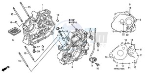 CBR125RW9 Germany - (G / WH) drawing CRANKCASE