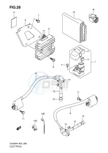 DL650 (E2) V-Strom drawing ELECTRICAL