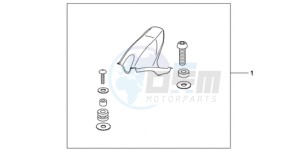 CBR1000RA9 Korea - (KO / ABS) drawing CARBON FIBER HUGGER