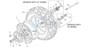 Rally 50 H2O drawing Front wheel