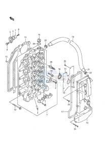 DF 140A drawing Cylinder Head