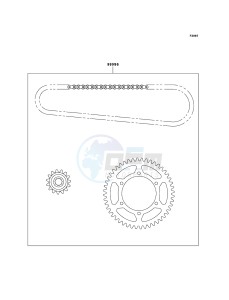 ZZR600 ZX600E6F GB XX (EU ME A(FRICA) drawing Chain Kit