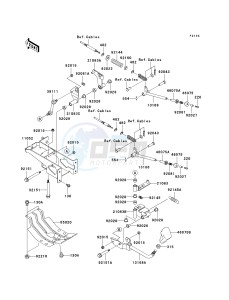 KAF 620 K [MULE 3010 TRANS4X4 HARDWOODS GREEN HD] (K6F-K8F) K6F drawing SHIFT LEVER-- S- --- K6F- -