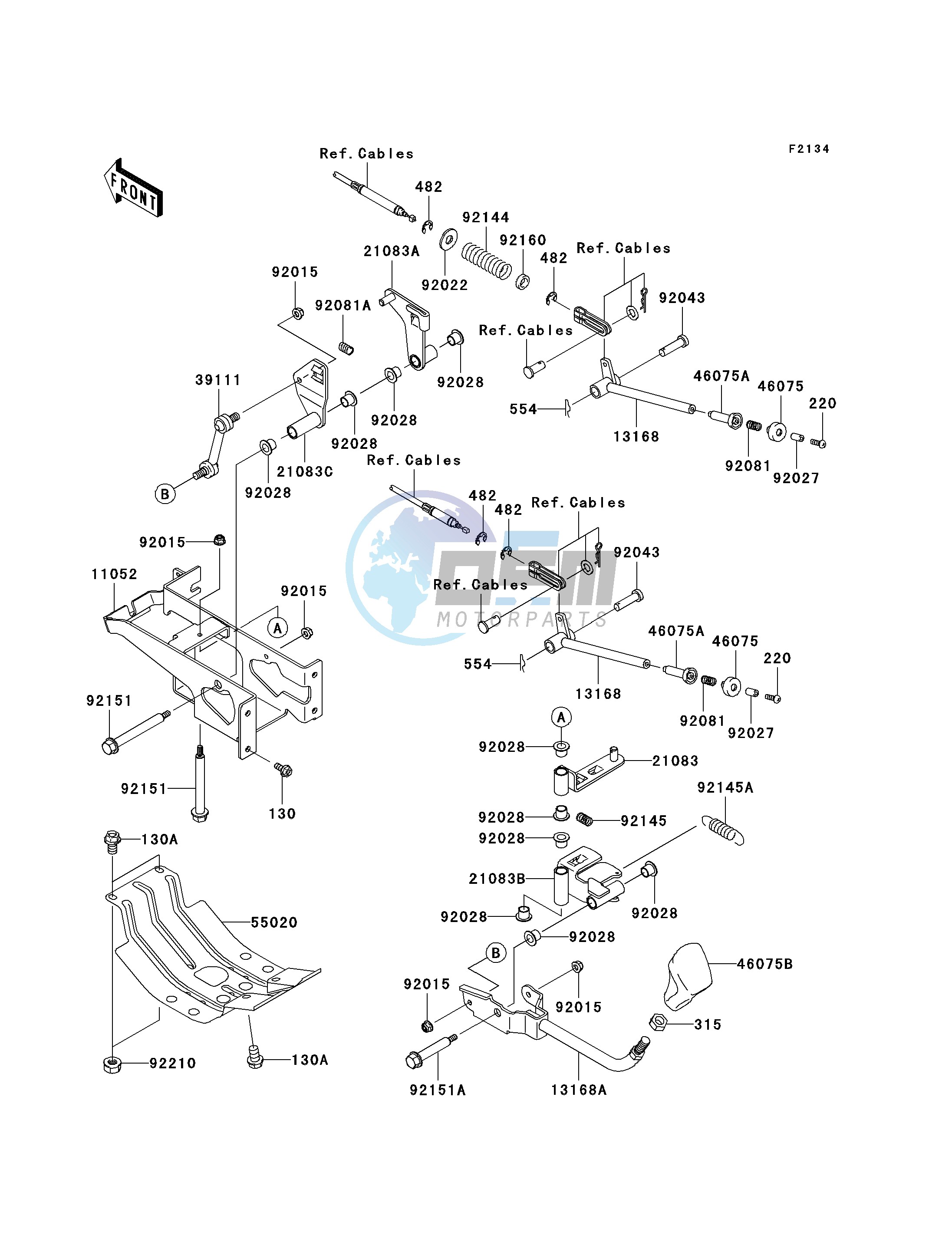 SHIFT LEVER-- S- --- K6F- -