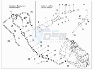 X Evo 125 Euro 3 (UK) drawing Supply system