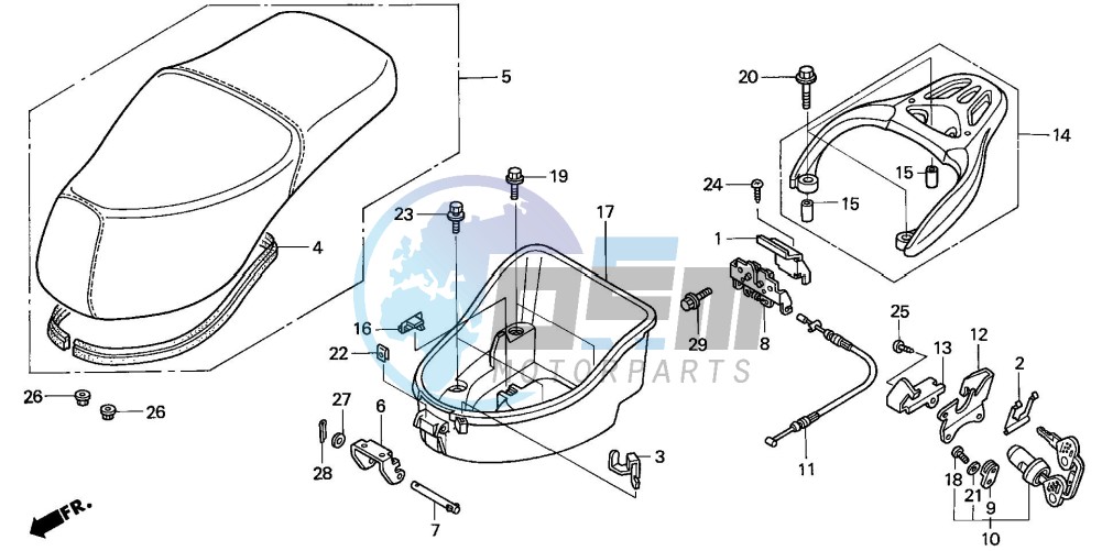 SEAT/LUGGAGE BOX