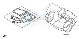 CB600F3A Europe Direct - (ED / ST) drawing GASKET KIT B