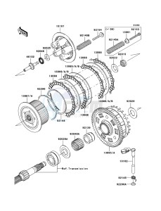 Z1000 ZR1000B9F FR GB XX (EU ME A(FRICA) drawing Clutch