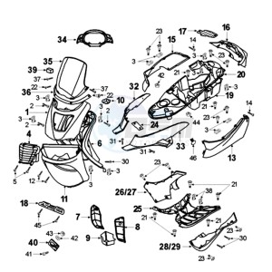 ELYSEO 100 FR drawing COWLING