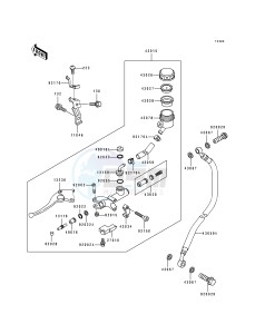 ZX 750 J [NINJA ZX-7] (J1-J2) [NINJA ZX-7] drawing CLUTCH MASTER CYLINDER