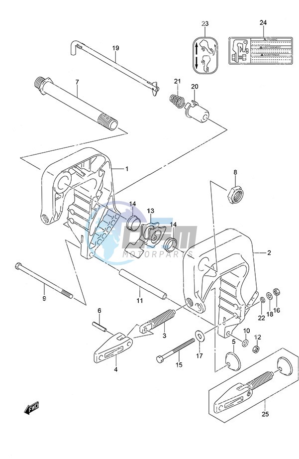 Clamp Bracket Non-Remote Control