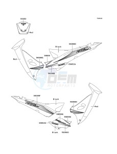 AN 112 D (D6F-D7F) D6F drawing DECALS-- RED- --- D6F- -