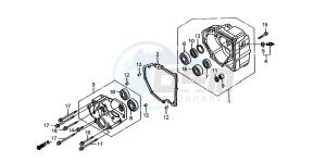 ST1100 drawing REAR CASE