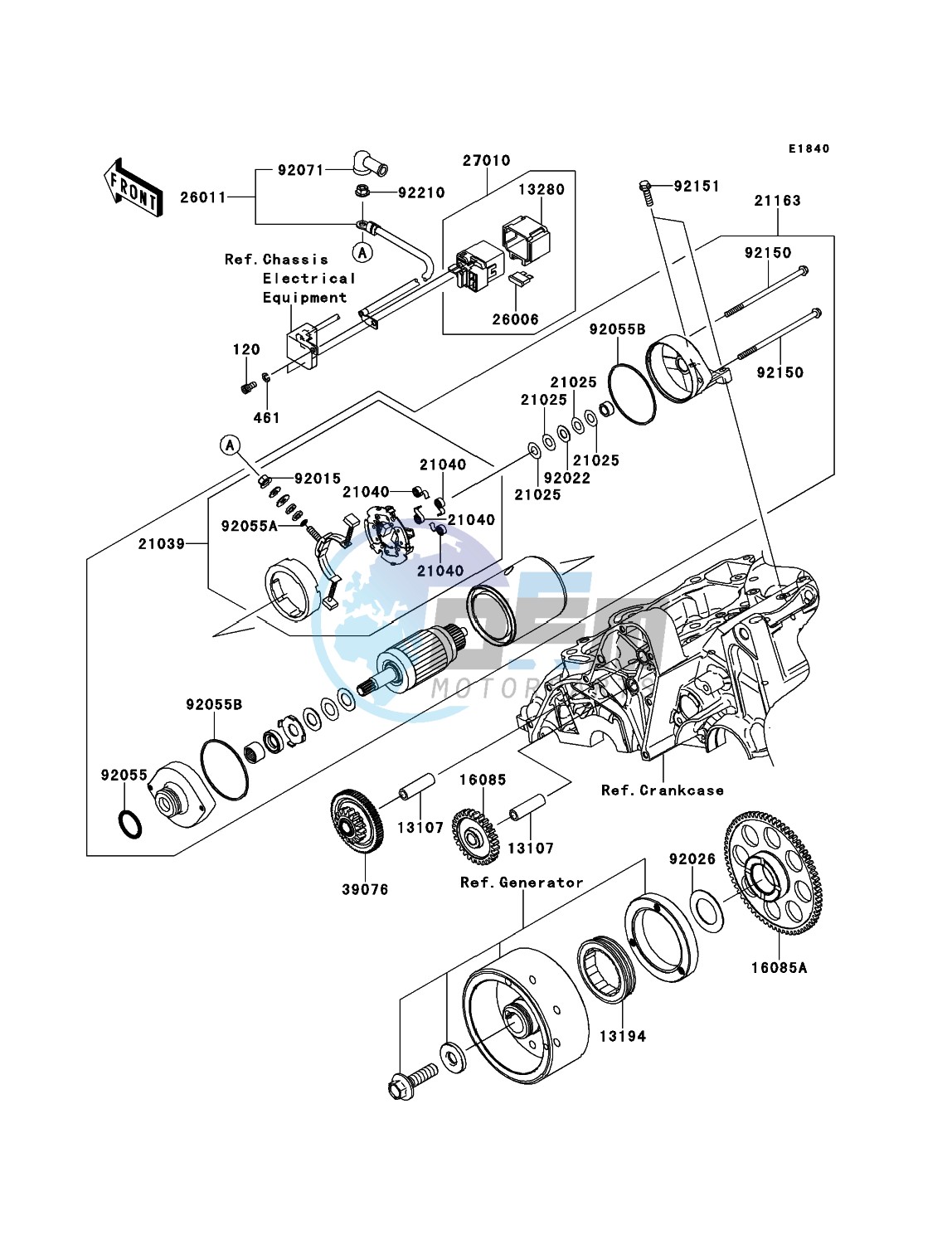 Starter Motor(-ER650AE046804)