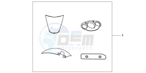 SZX50S X8R-S drawing ON-ROAD PRINTED PARTS KIT