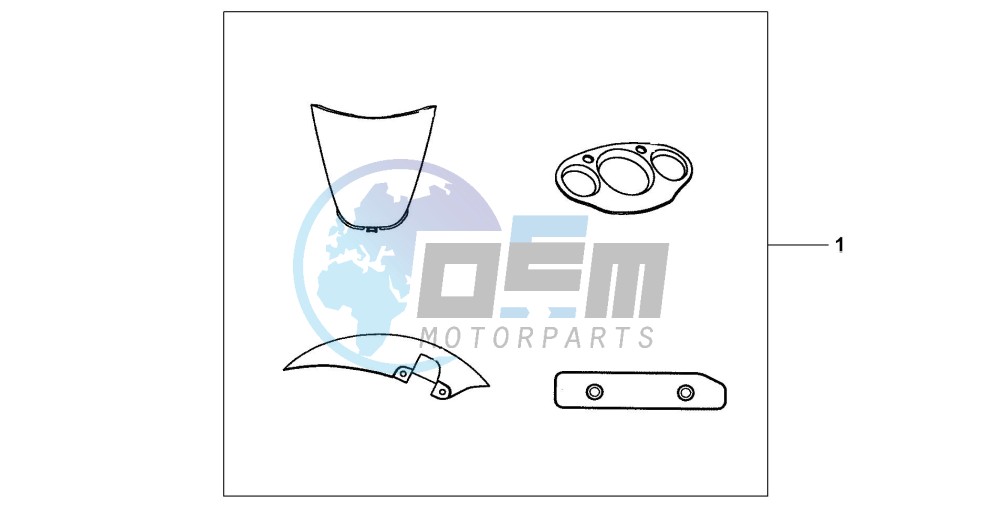 ON-ROAD PRINTED PARTS KIT