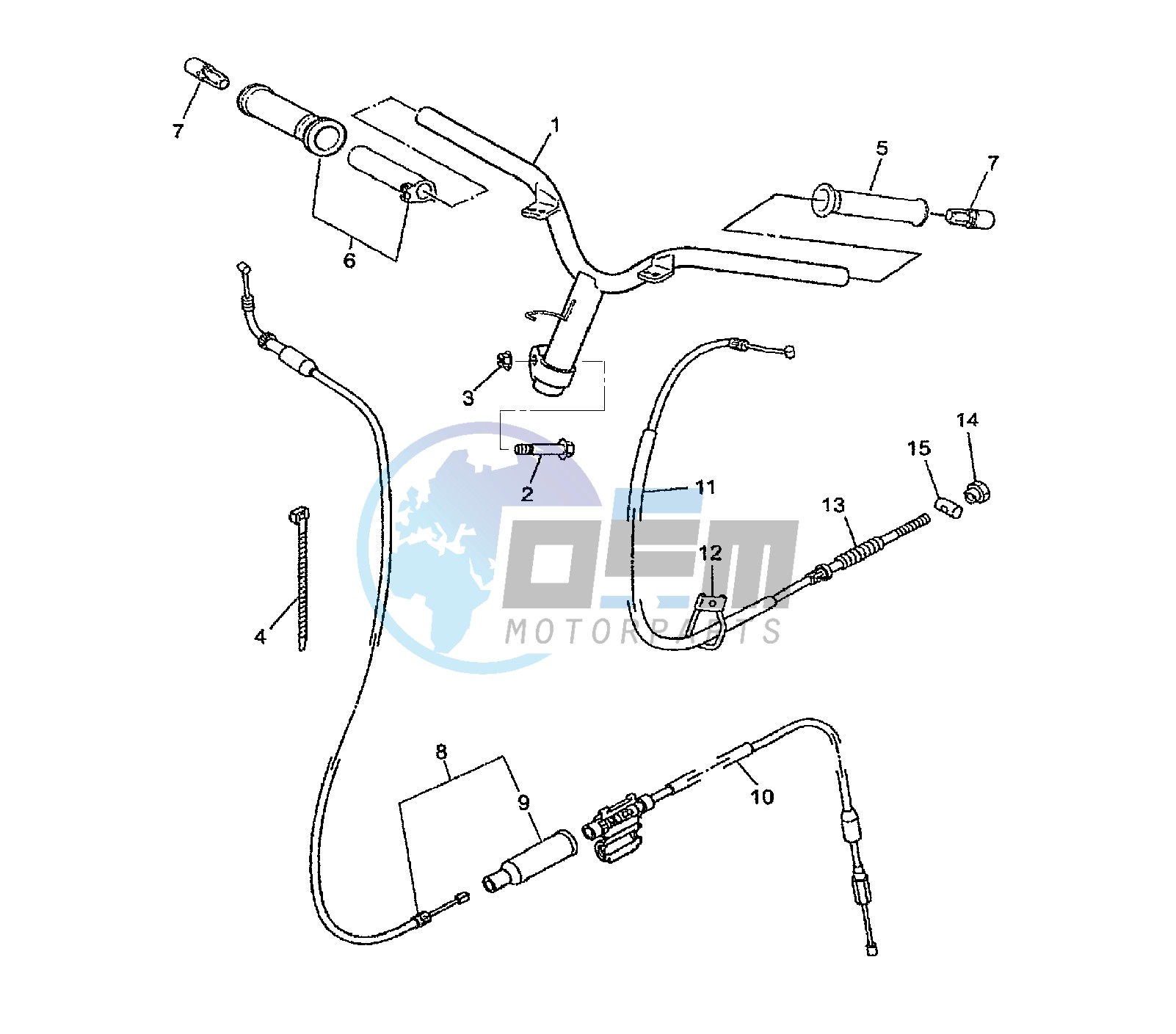 STEERING HANDLE AND CABLE