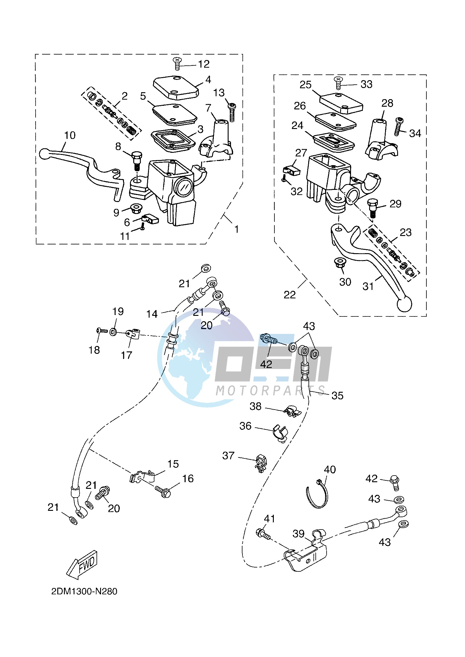 FRONT MASTER CYLINDER