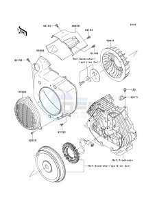 KAF 400 A [MULE 610 4X4] (A6F-AF) A6F drawing COOLING