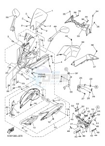 XJ6F 600 DIVERSION F (1CWG) drawing COWLING 1