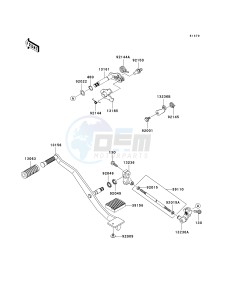 VN 900 B [VULCAN 900 CLASSIC] (6F-9F) B8F drawing GEAR CHANGE MECHANISM