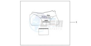 CBR1000RRA BR / HRC drawing INDOOR BODY COVER