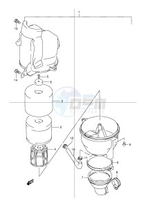 LT80 (P1) drawing AIR CLEANER