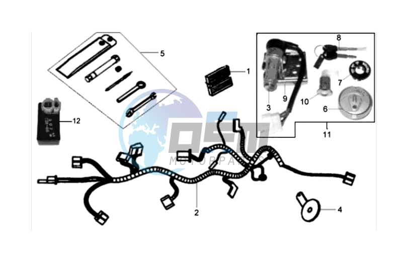 WIRING HARNASS - ELECTRONIC PARTS - TOOLKIT