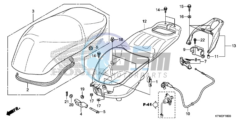 LUGGAGE BOX/SEAT