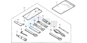 CB1100SF drawing TOOLS