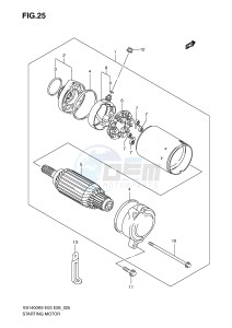 VS1400 (E3-E28) INTRUDER drawing STARTING MOTOR