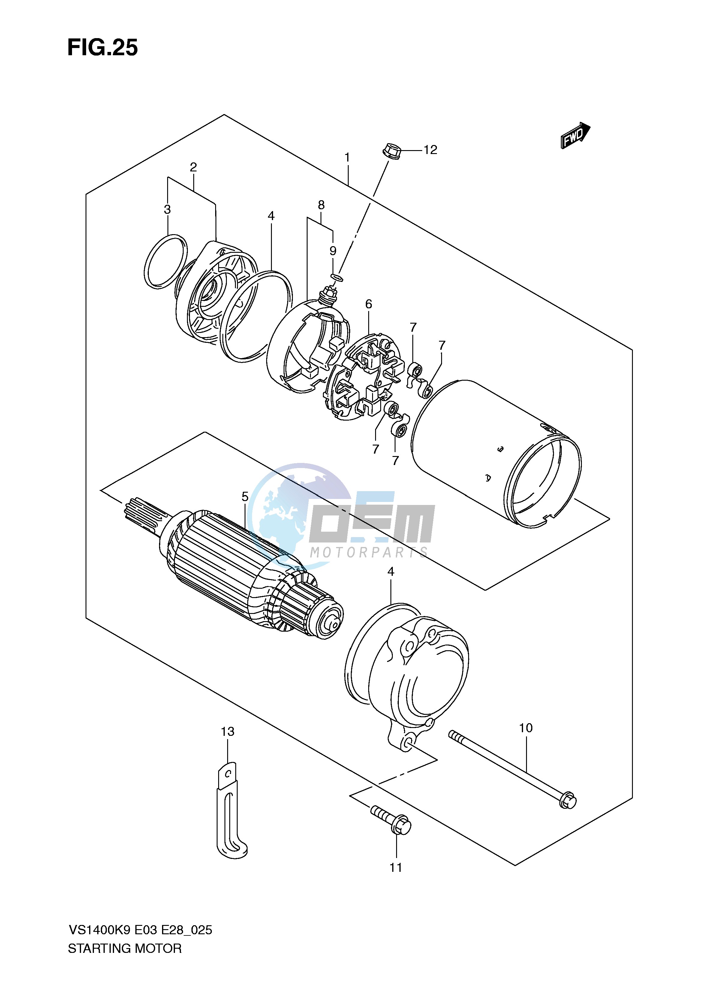 STARTING MOTOR