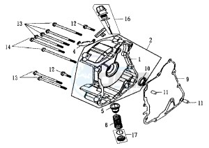 ATTILA - 150 cc drawing OIL PAN