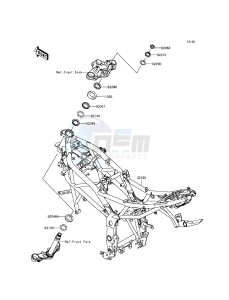 Z250SL BR250EFF XX (EU ME A(FRICA) drawing Frame