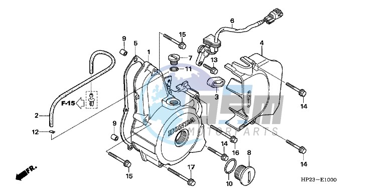 LEFT CRANKCASE COVER