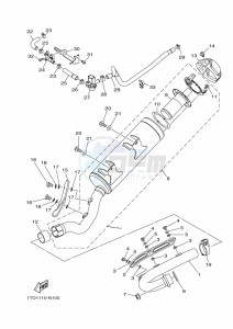 YFZ450R (BKDA) drawing EXHAUST