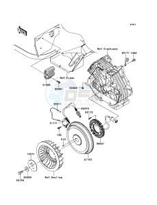 MULE_600 KAF400BDF EU drawing Generator/Ignition Coil