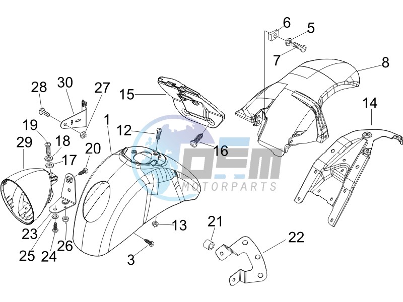 Wheel housing - Mudguard