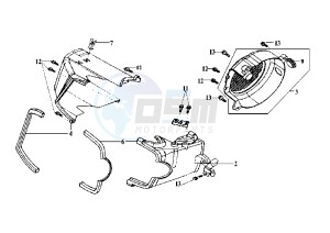 EURO MX E2 - 125 cc drawing AIR SHROUD