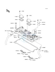 JT 1500 C [ULTRA LX] (C7F-C8F ) C7F drawing CYLINDER HEAD COVER