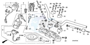 CBF1000T9 UK - (E / ABS MKH) drawing HANDLE PIPE/TOP BRIDGE