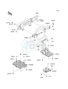 KVF650 D [BRUTE FORCE 650 4X4] (D1) D1 drawing GUARD-- S- -