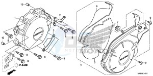 CBR1000RAG CBR1000 - Fireblade ABS Europe Direct - (ED) drawing A.C. GENERATOR COVER ( CBR1000RR 2MA/ RA/ SA)